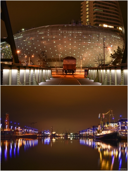 „Bremerhaven by night.“