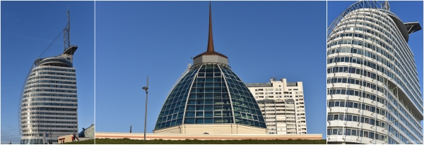 „Das Atlantic Hotel und die Kuppel des Mediterraneo“