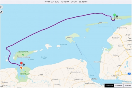 „von Norderney -> nach Lauwersoog (NL)“