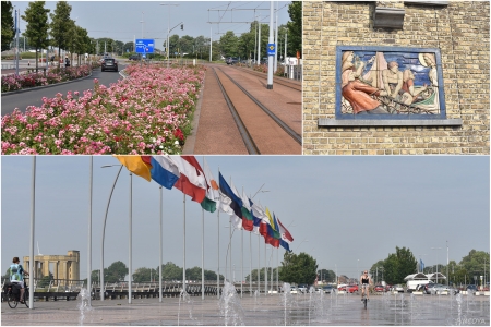 „Nieuwpoort-City am Fischereihafen.“