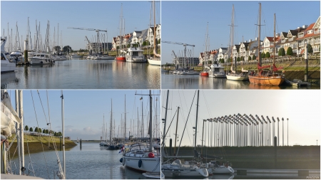 „Ein Blick zurück auf Nieuwpoort, ein wirklich netter Hafen.“