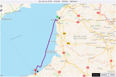 „von Boulogne-sur-mer -> nach Dieppe“