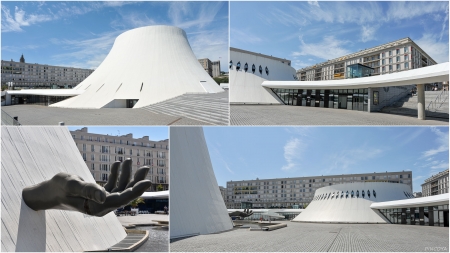 „Das Kulturzentrum »Le Volcan«, geschaffen von Oscar Niemeyer“