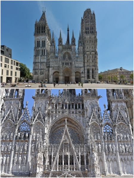 „Die Kathedrale von Rouen, Cathédrale Notre-Dame de Rouen“