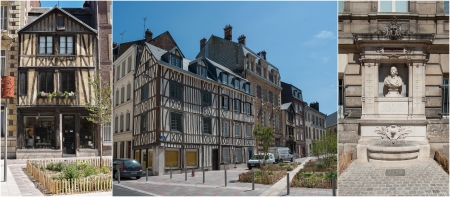 „Die Altstadt von Rouen“