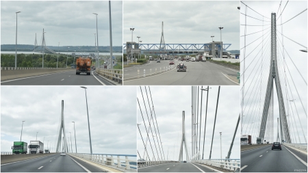 „Hinweg über die Pont du Normandie“