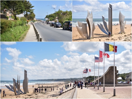 „Omaha-Beach, an diesem Strand starben Tausende für die Freiheit anderer, und auf dieser Straße nahm die Befreiung Europas ihren entscheidenden Anfang“