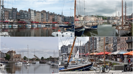 „Das Vieux-Becken direkt in der City von Honfleur“