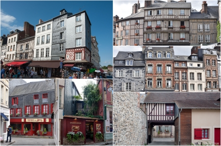 „Hausansichten in Honfleur“