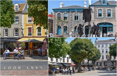 „St. Helier, hier haben wohl schon zu viele Touristen ihr Leben lassen müssen, weil die Gefahr aus der anderen Richtung kam. LOOK LEFT!“