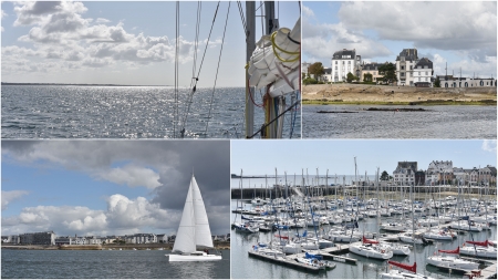 „Auf dem Weg nach und dann in Concarneau.“