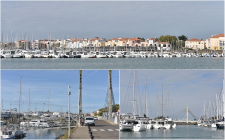 „Noch ein Blick über den Hafen von Les Sables d'Olonne.“