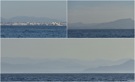 „Oben links Biarritz, aber wir wollen nach Saint Jean de Luz, den fast letzten französischen Hafen an der nördlichen Küste der Iberischen Halbinsel.“