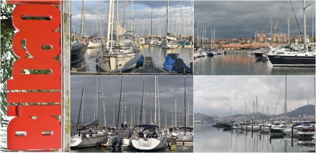 „In Bilbao im Yachthafen von Getxo.“