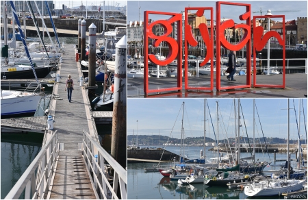 „Angekommen im Yachthafen von Gijón.“