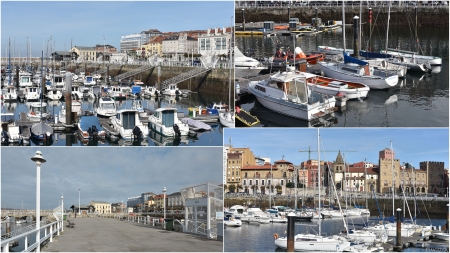 „Der Yachthafen von Gijón ligt direkt an der alten Altstadt.“