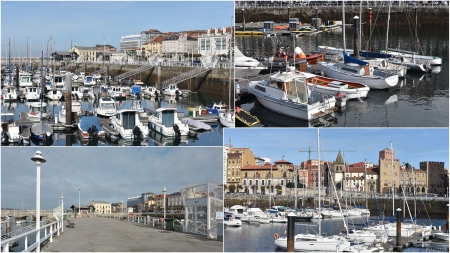 „Der Yachthafen von Gijón ligt direkt an der alten Altstadt.“