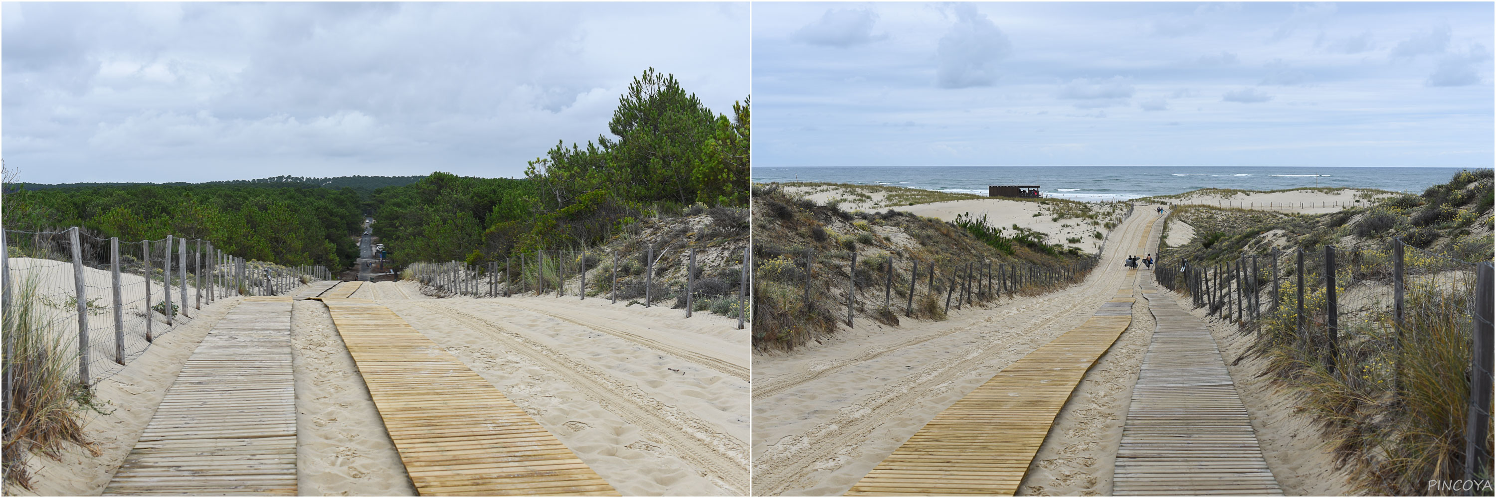 „Etwas weiter gehen wir noch einmal an den Strand.“