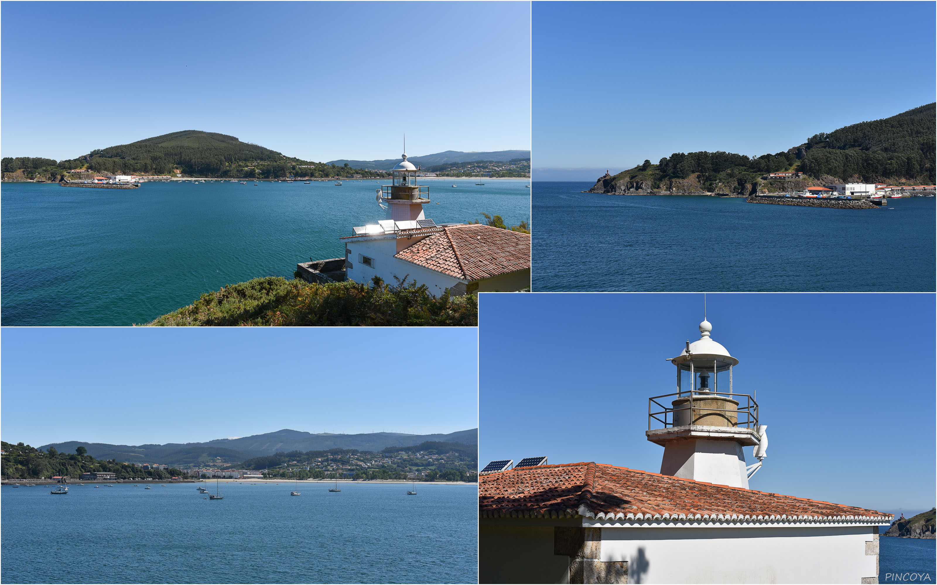 „Der Leuchtturm am Eingang der Bucht von Cedeira.“