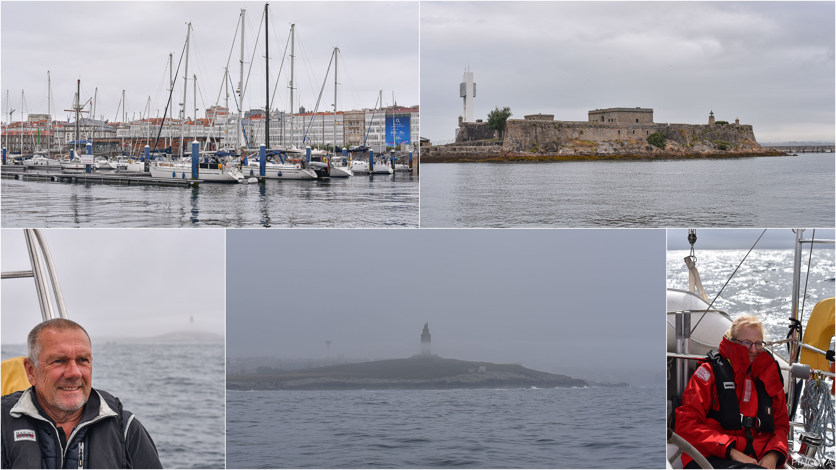 „Trüb und kalt geht's los, der Torre hat einen Gürtel aus Nebelwolken.“