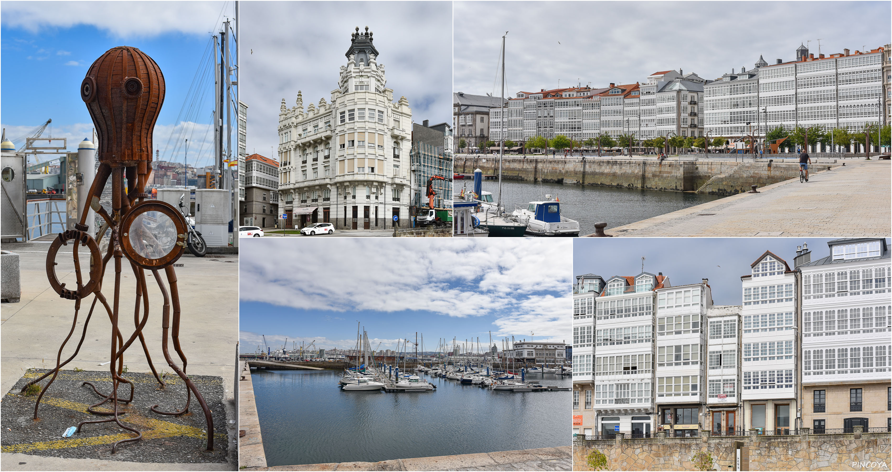 „Am Hafen von A Coruña“