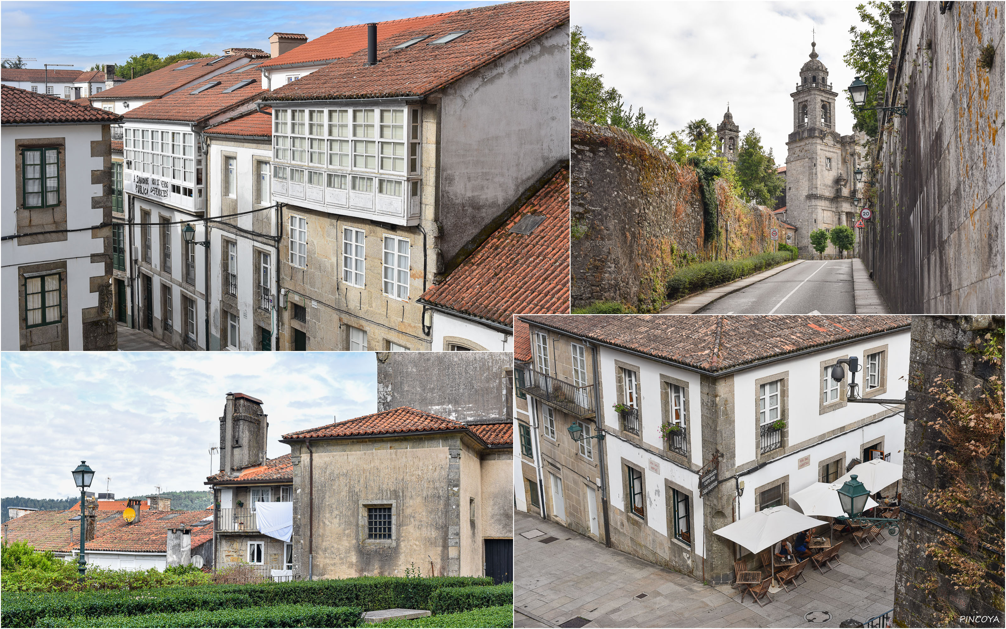 „Die Altstadt von Santiago de Compostela.“