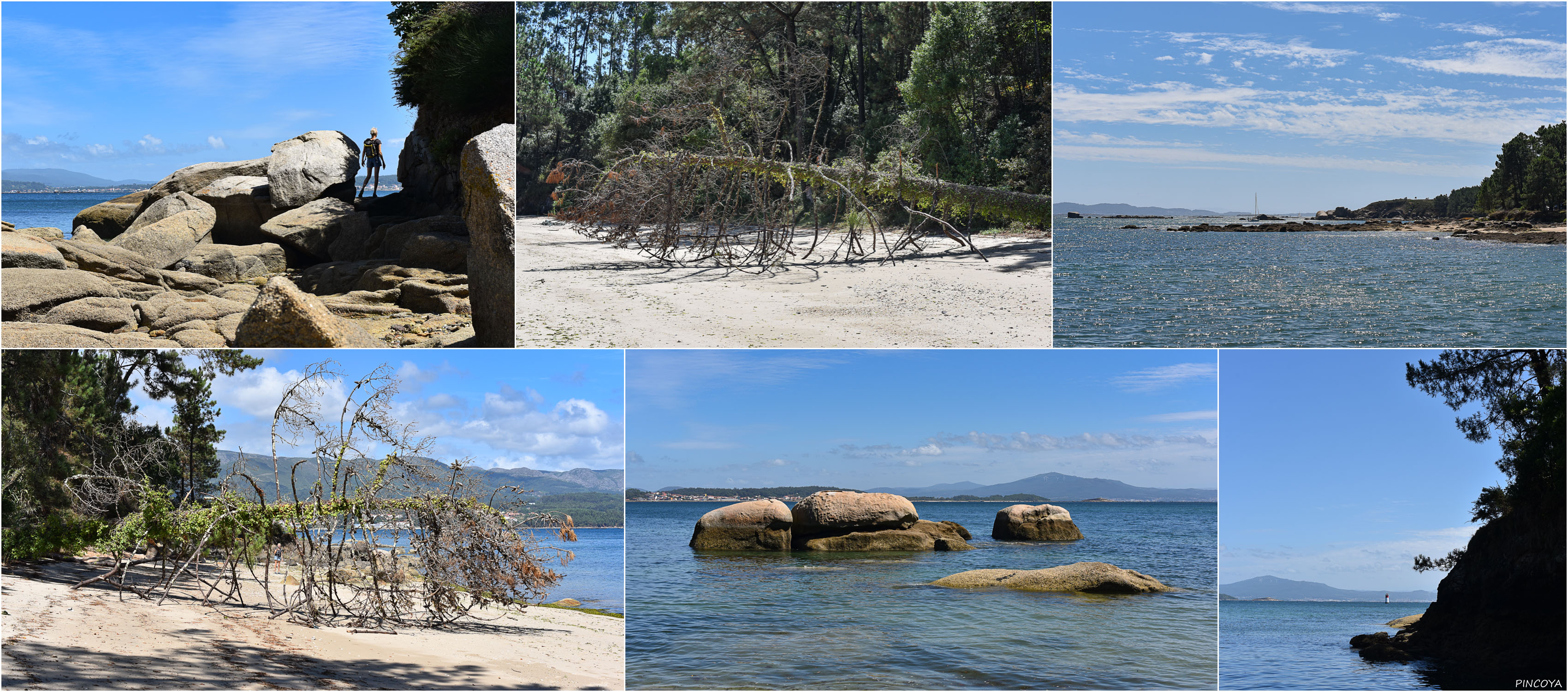 „Am Strand mit dem umgestürzten Baum ist Schluss, unten rechts geht's nicht mehr weiter.“