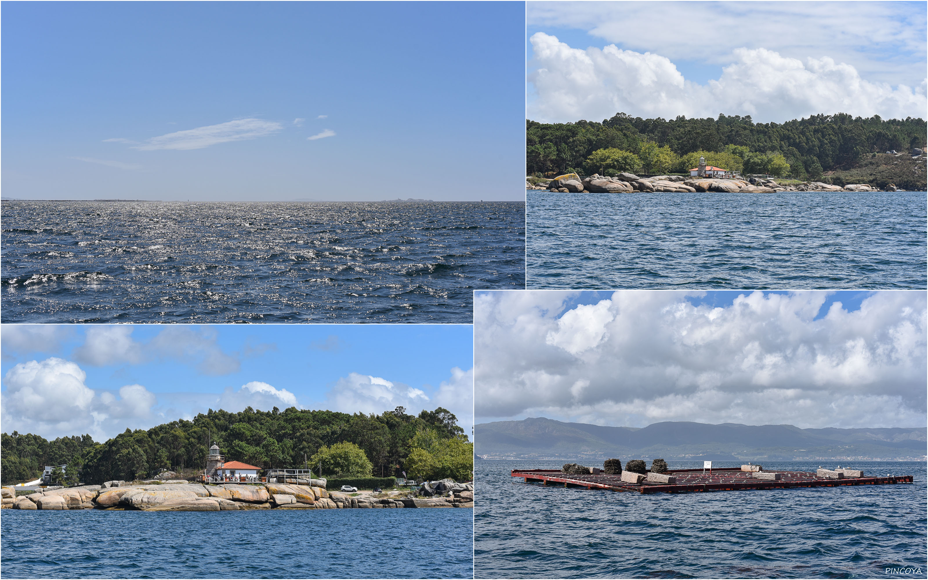 „Wieder zurück in die Bucht La Secada der Isla de Arousa“