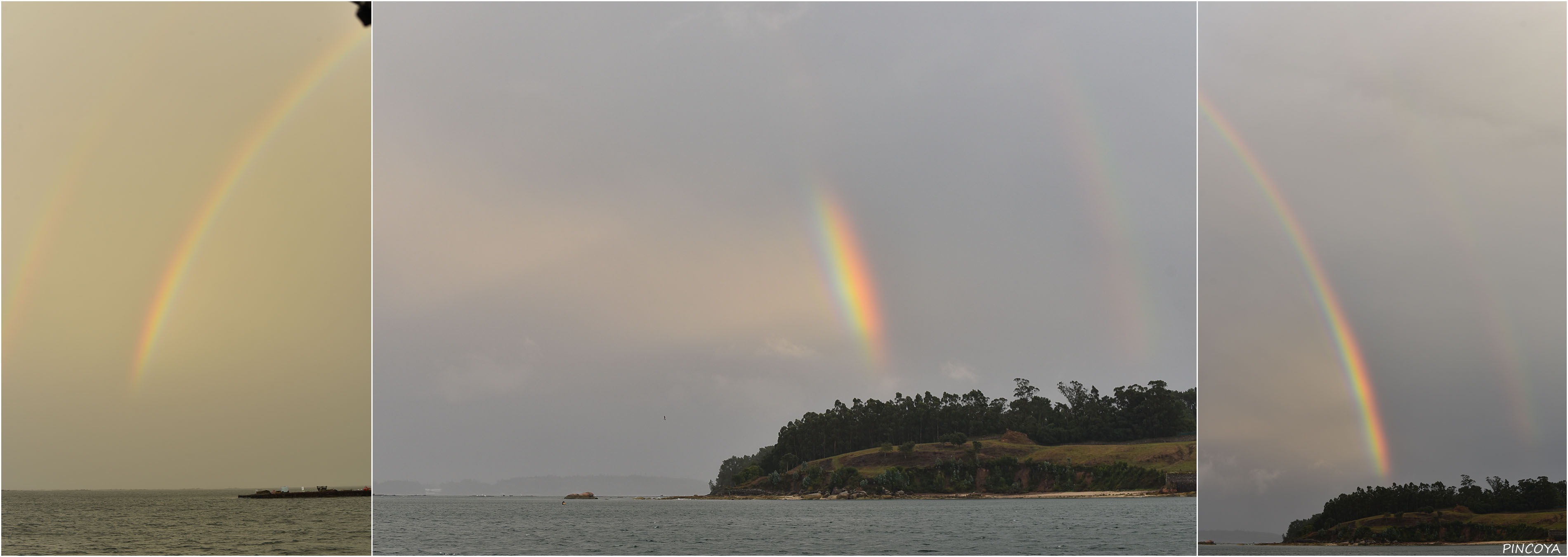 „Partielle Regenbögen.“