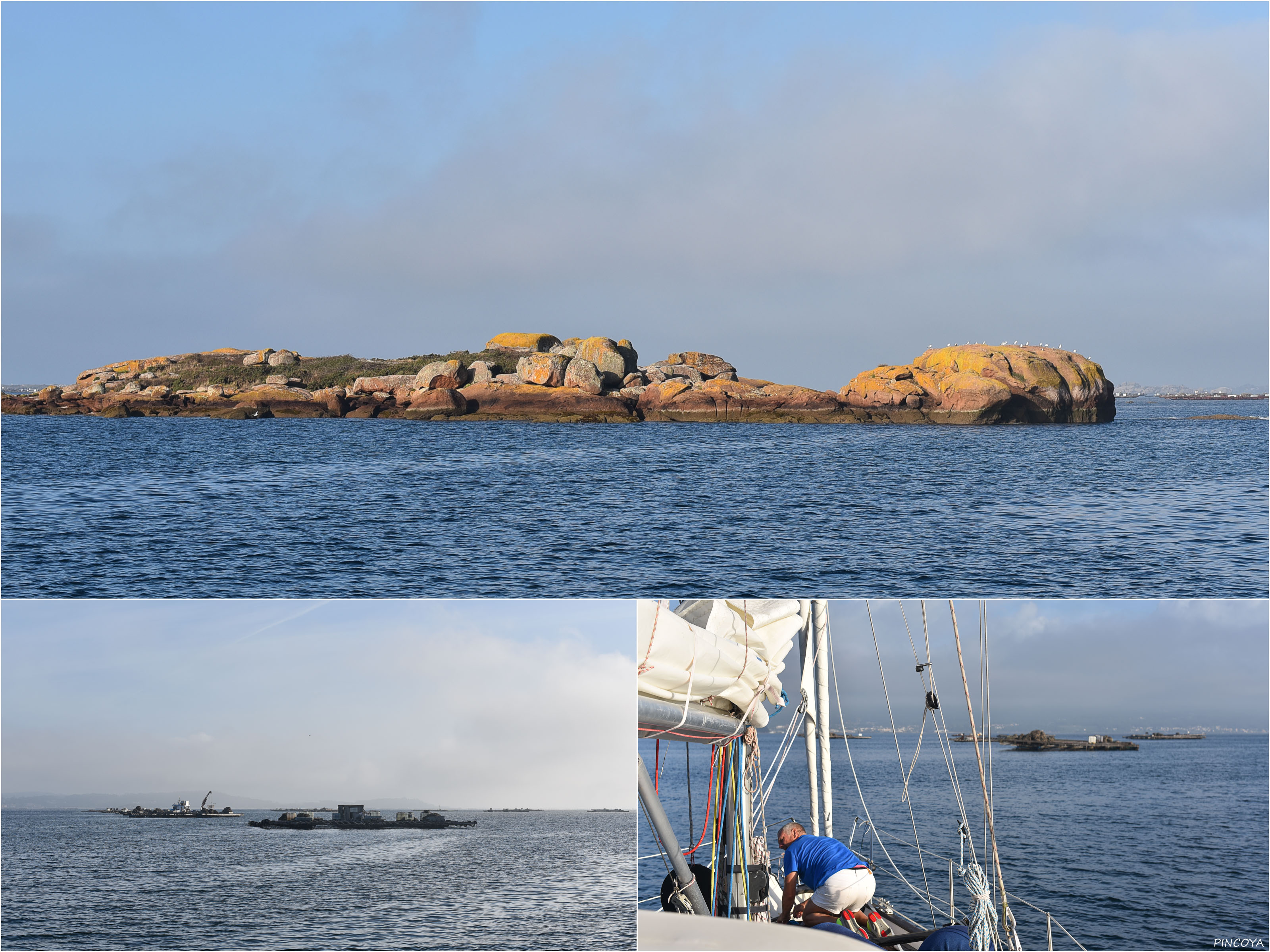 „Aufbruch von der Isla de Arousa, das war bisher eine der absolut schönsten Buchten“