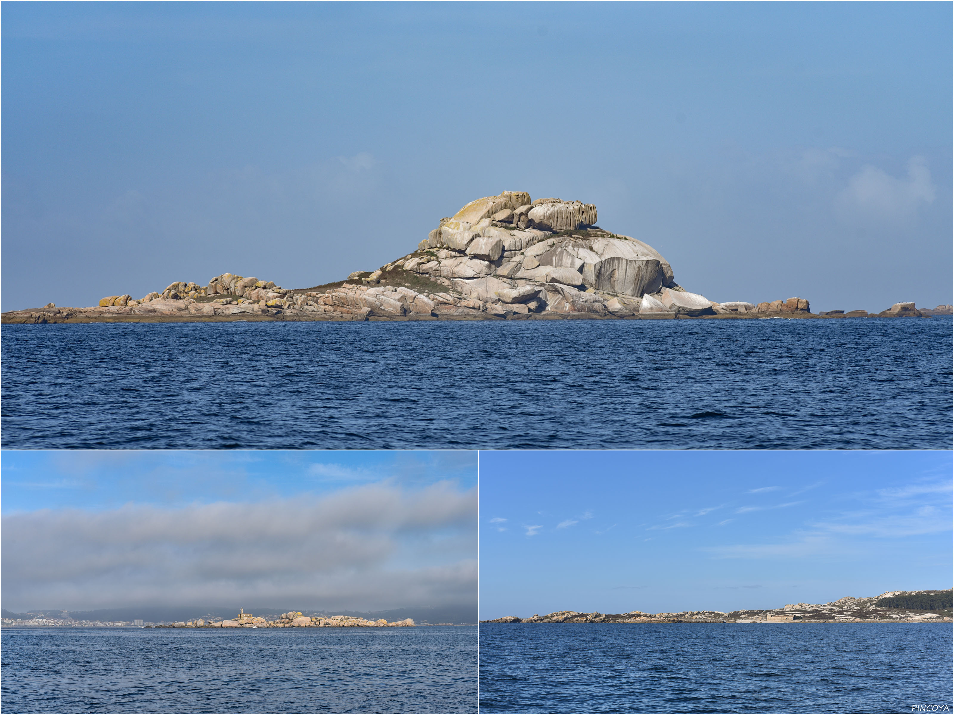 „Felsen im Ría de Arousa und vor der Isla Sálvora“