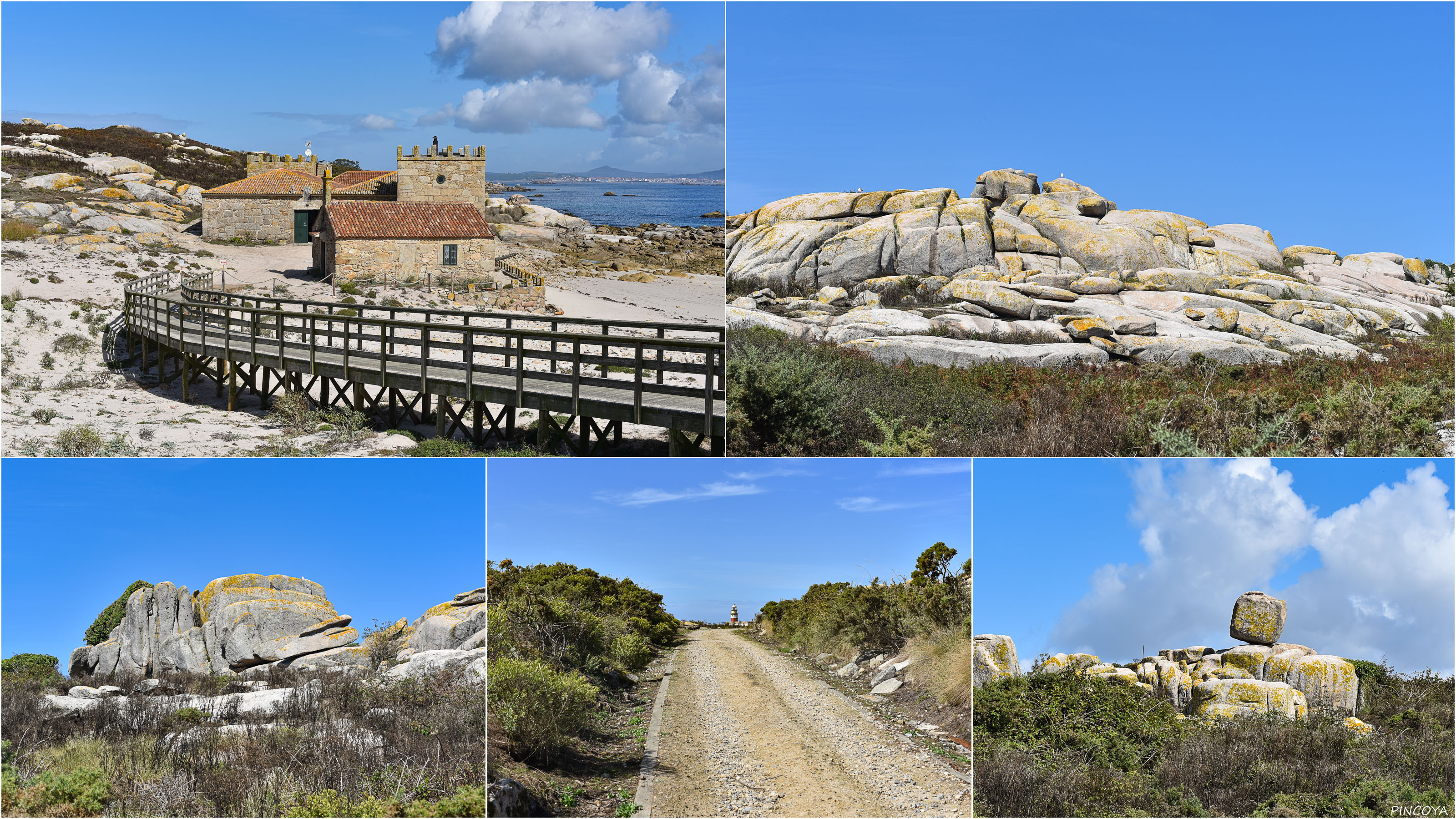 „Der Weg zum Leuchtturm und die Felsen“