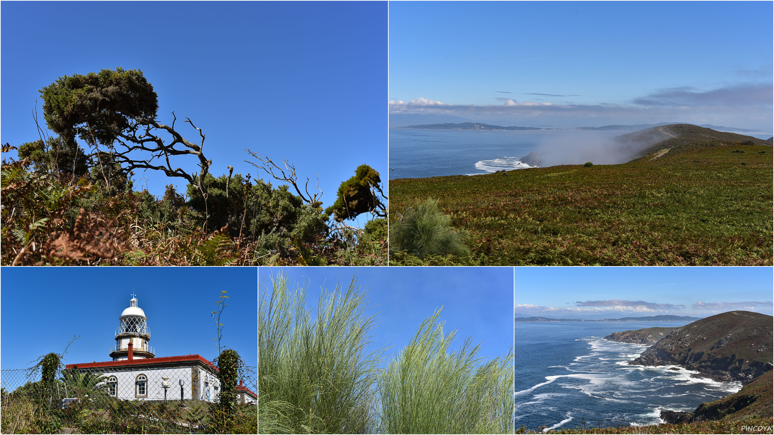 „Inselansichten der Isla Ons III mit dem Faro de Ons“