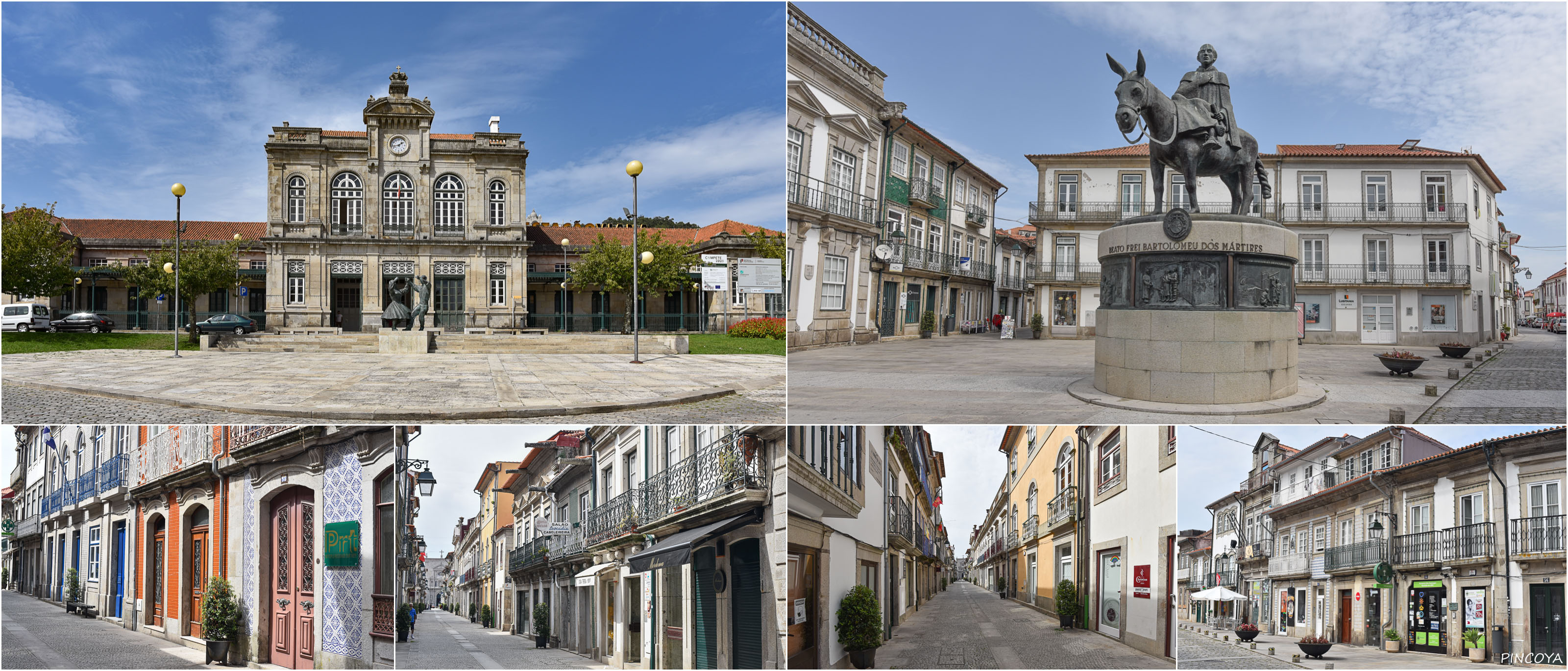 „Die hübsche Altstadt von Viana do Castelo.“