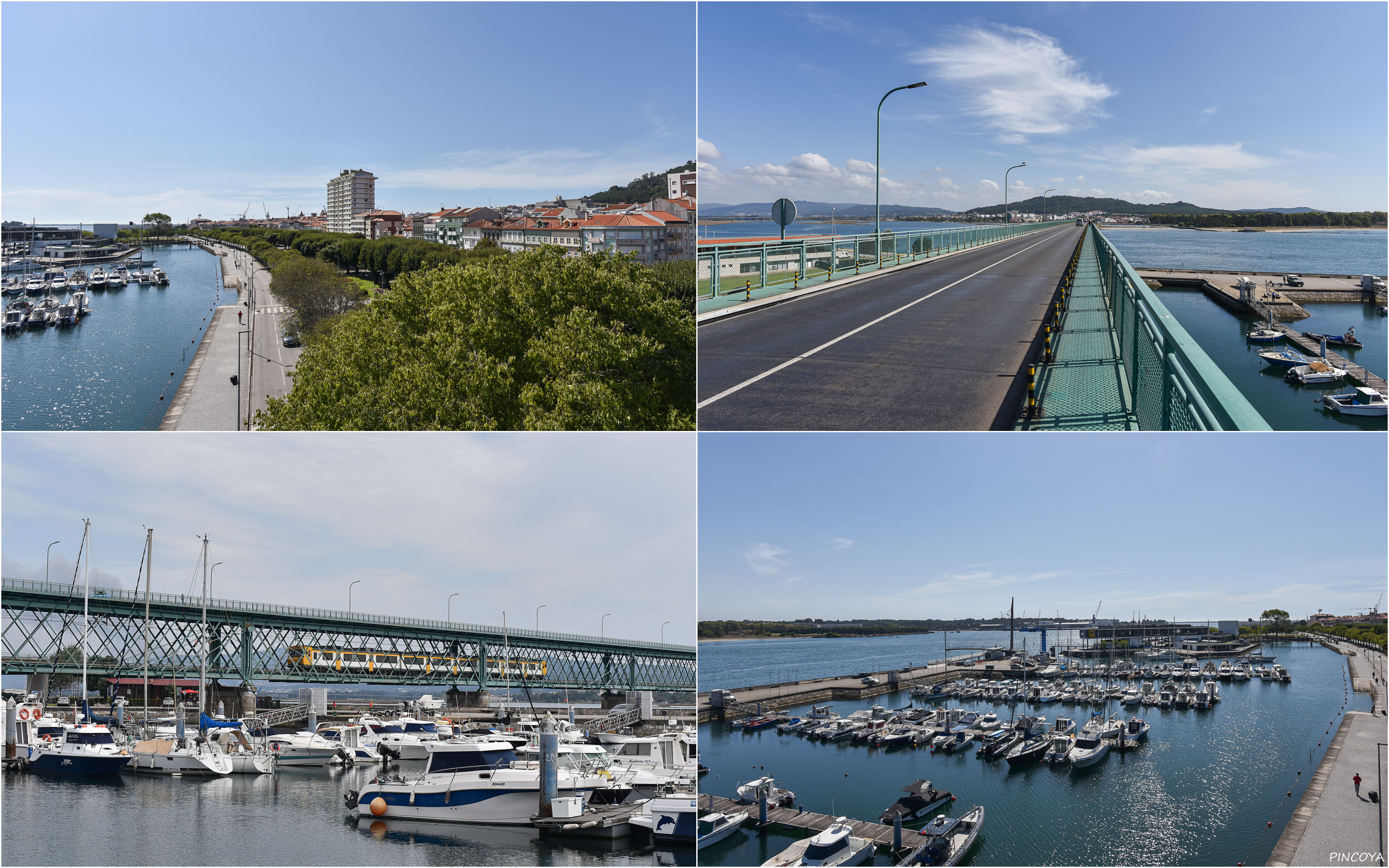 „Ein Blick von oben von der Brücke“