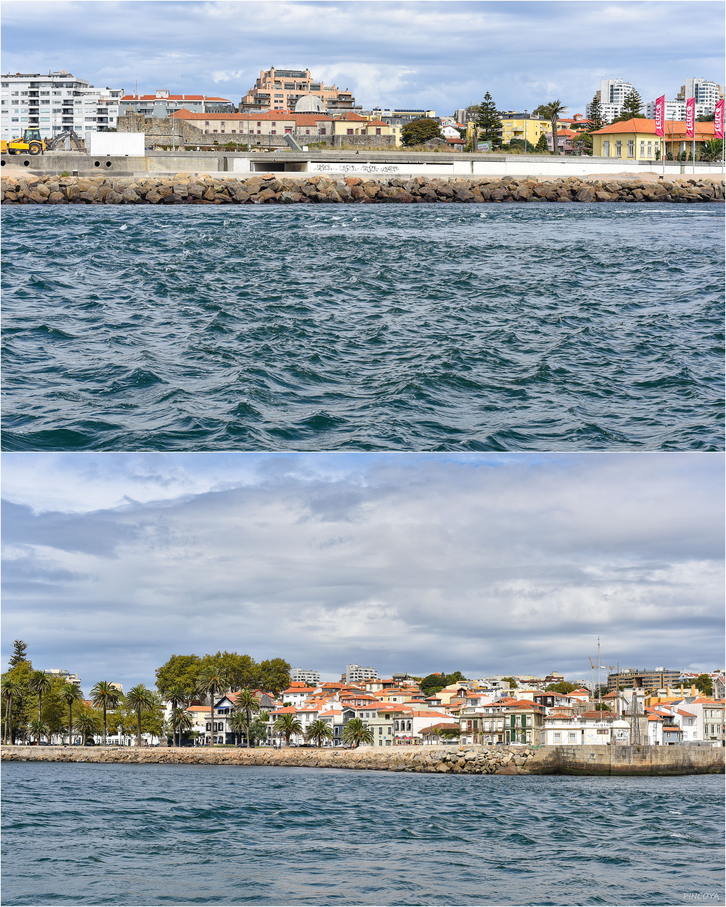 „Das Wasser in der Einfahrt des Rio Douro kabbelt nur etwas.“