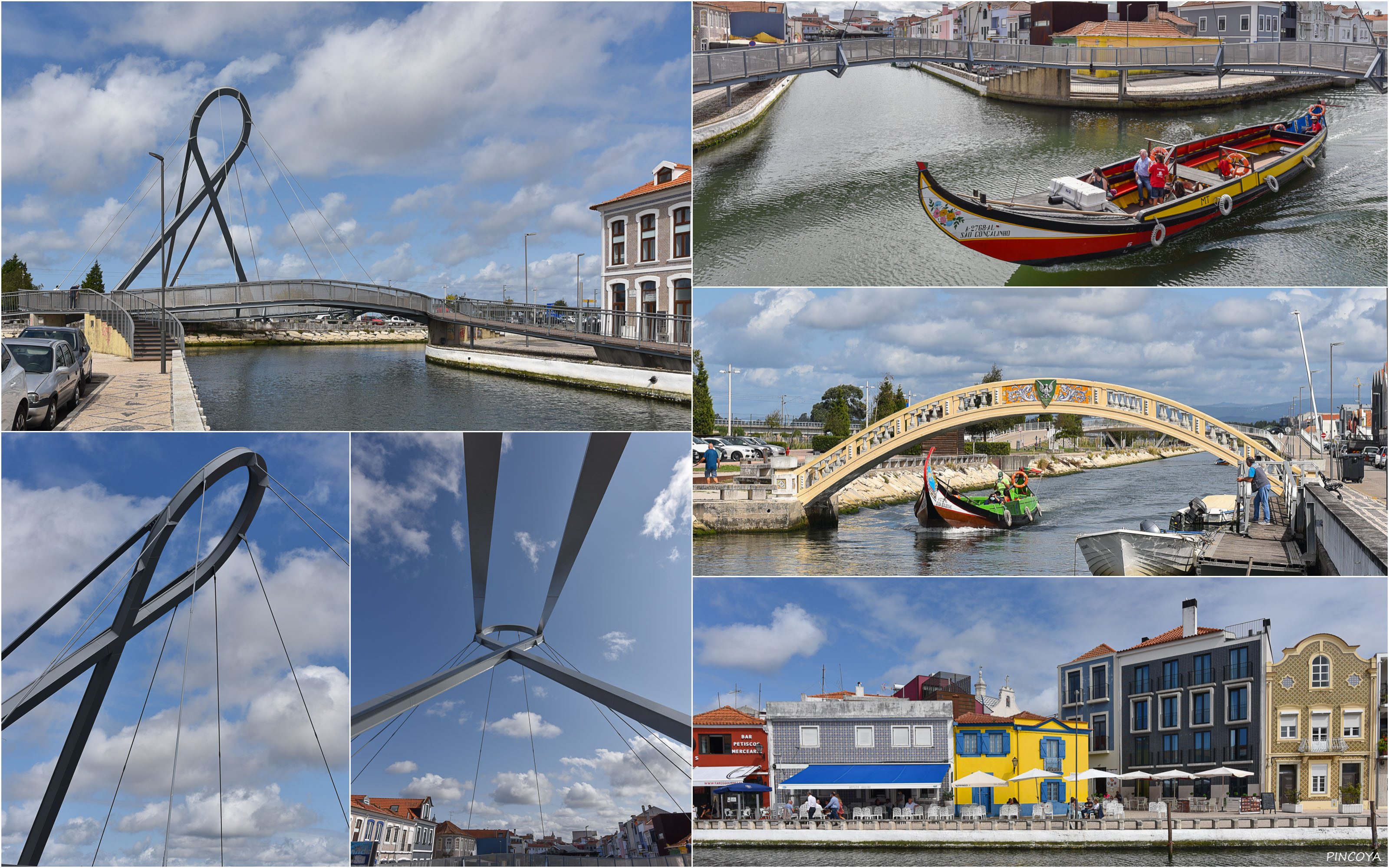 „Neue und alte Brücken in Aveiro“