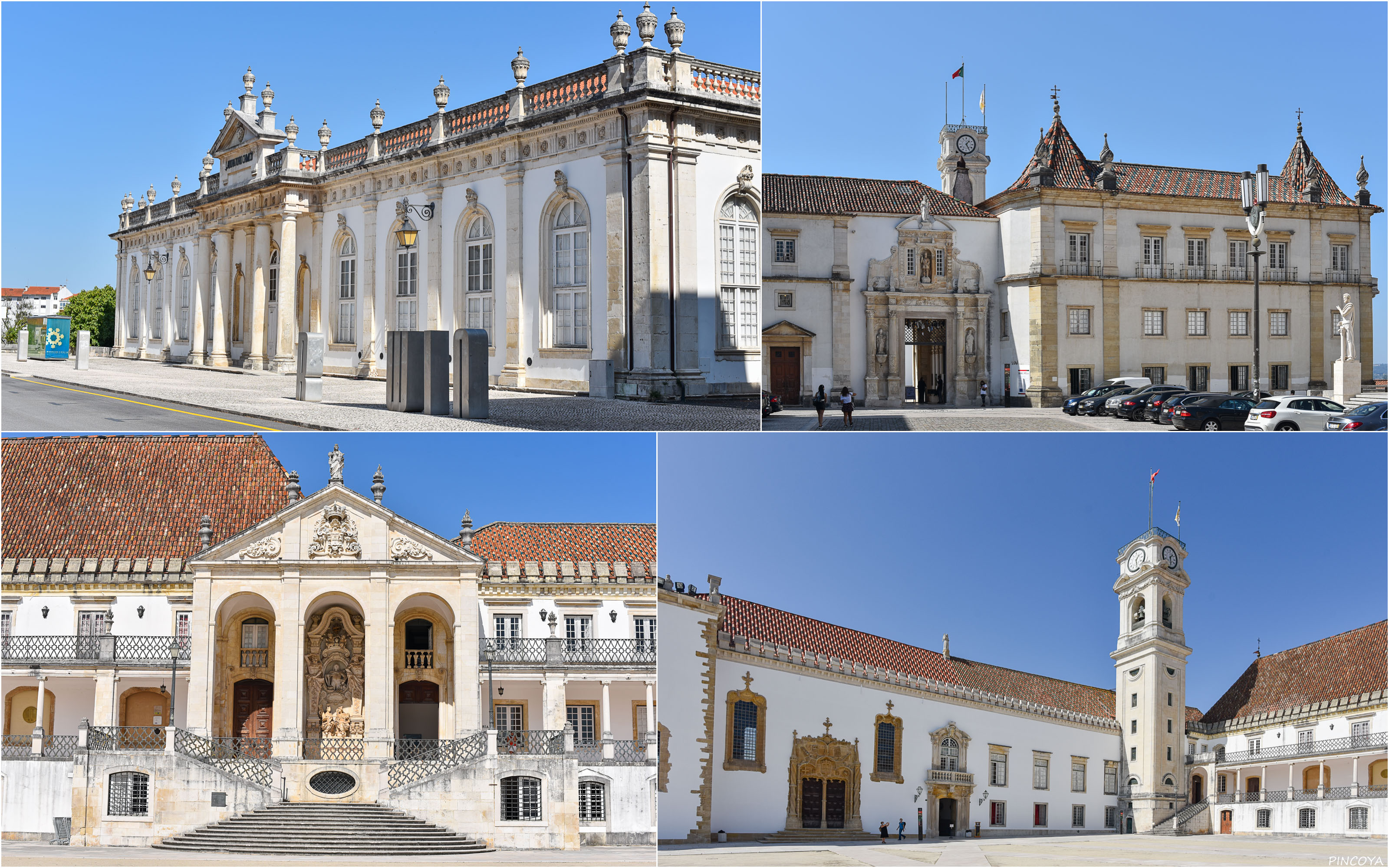 „Der historische Teil der Universität von Coimbra“