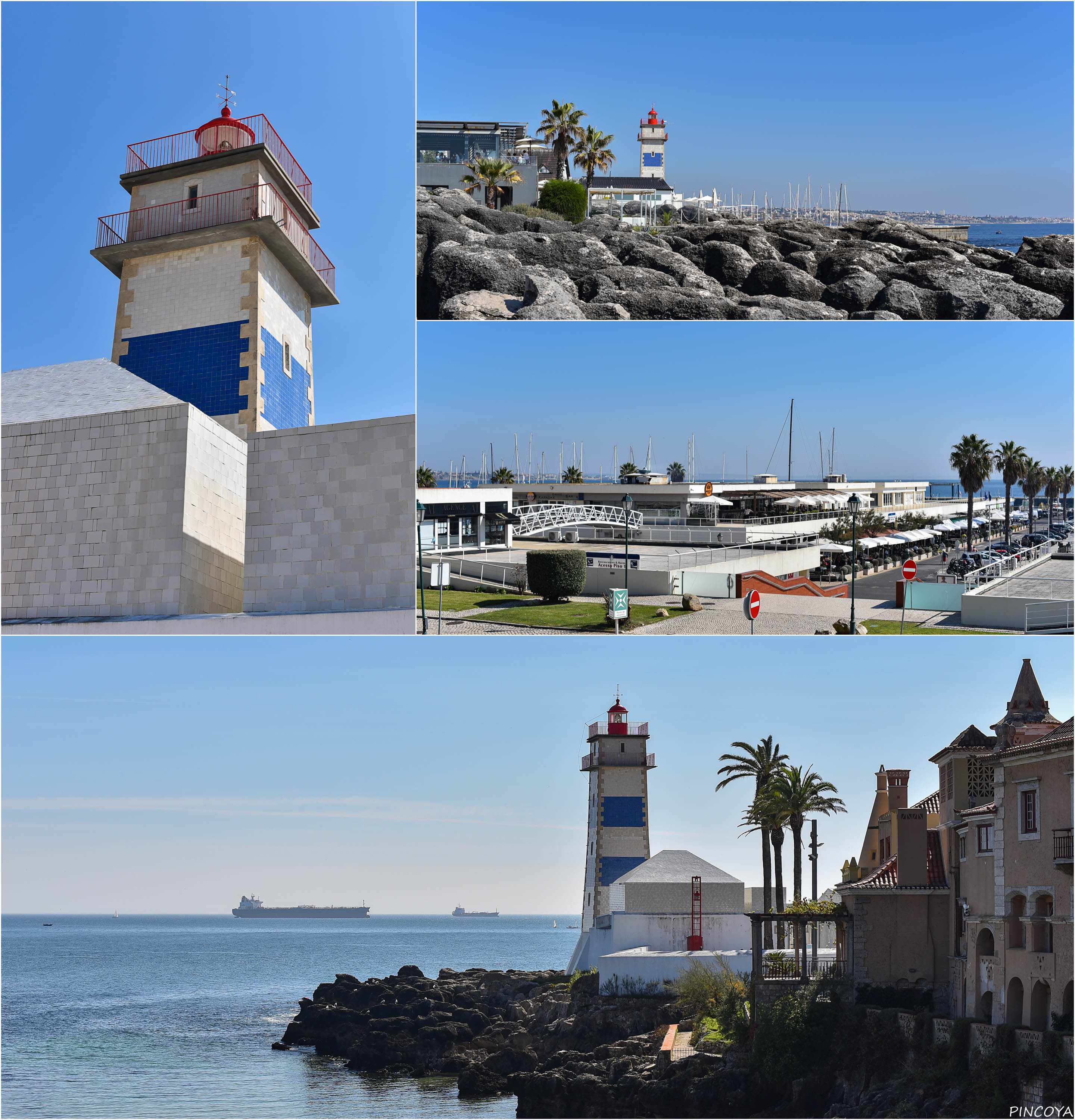 „Die Marina Cascais und de Farol Santa Marta“