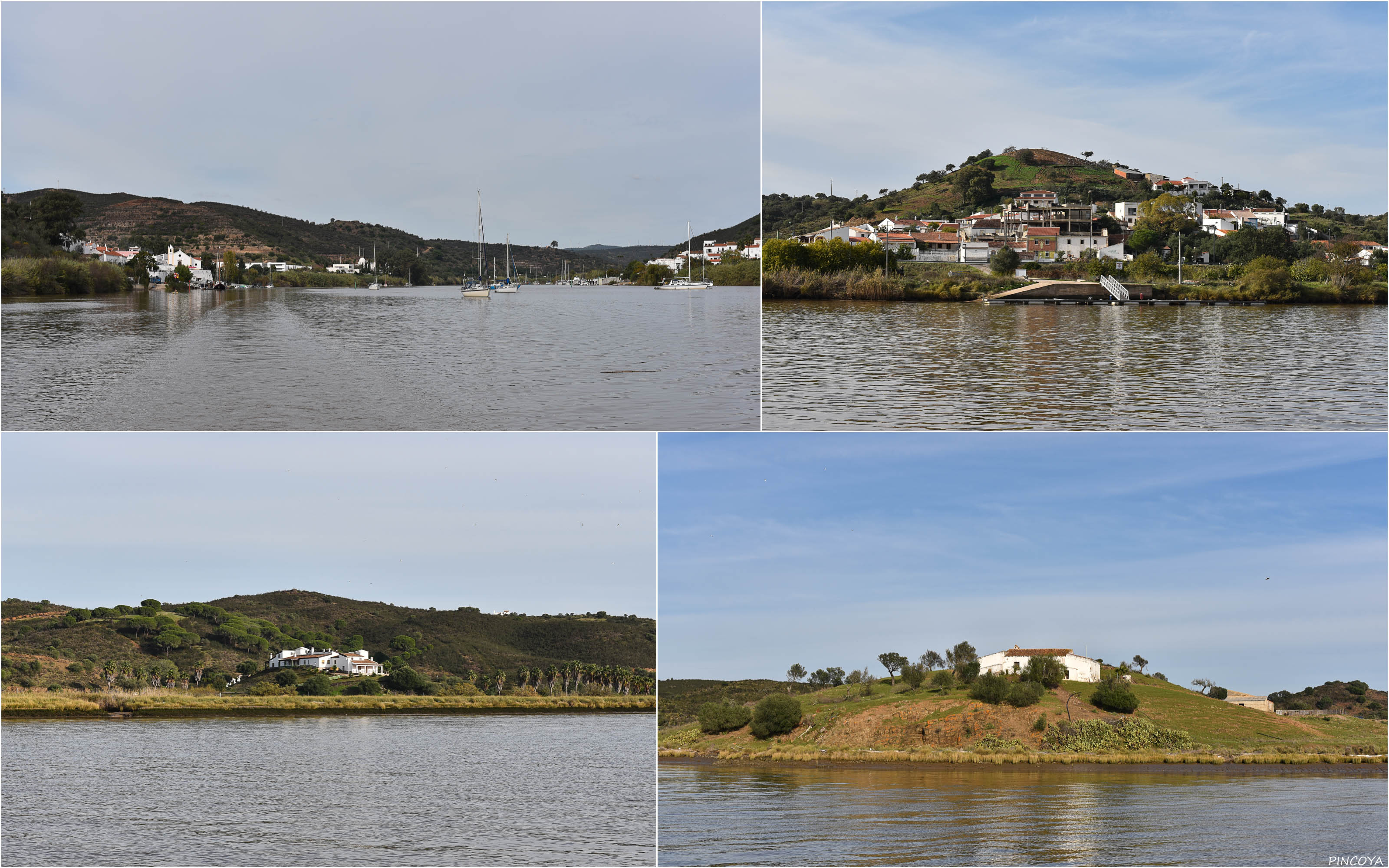 „Und zurück in Richtung Meer auf dem Rio Guadiana“