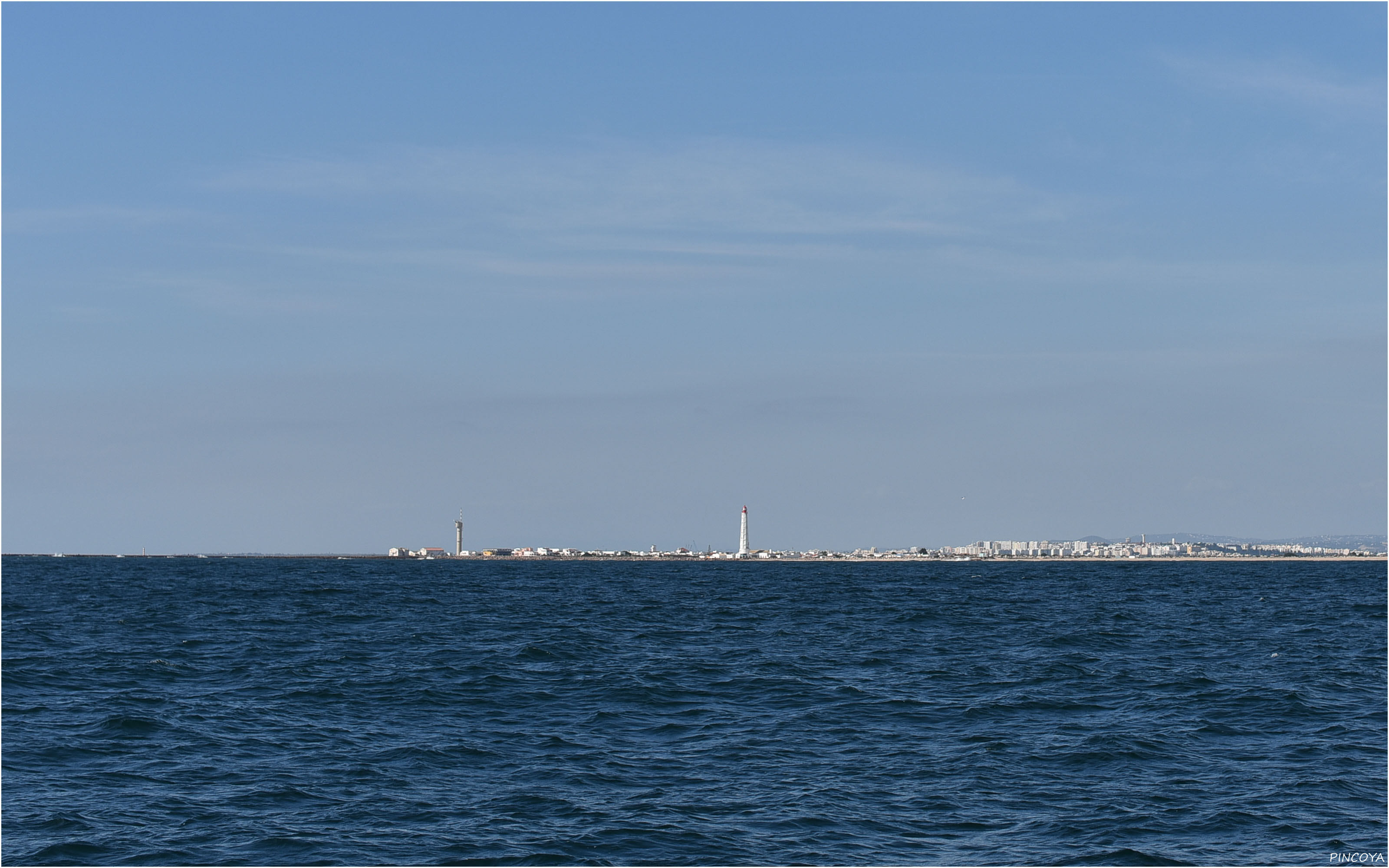 „Da ist sie wieder, die Einfahrt in die Lagune von Faro“