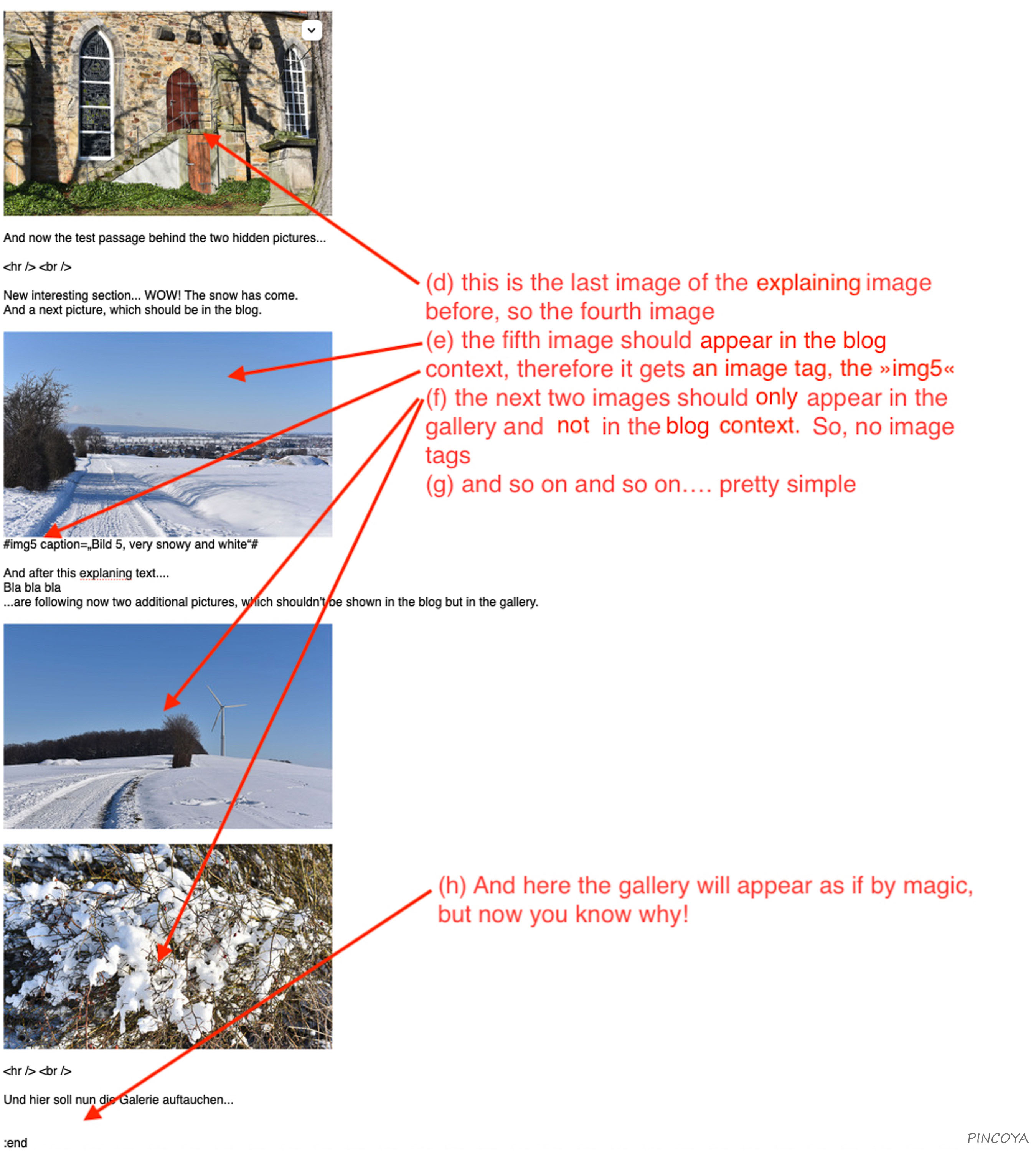 „Second screenshot of the »gallery test-blog«-email, ready to send!“