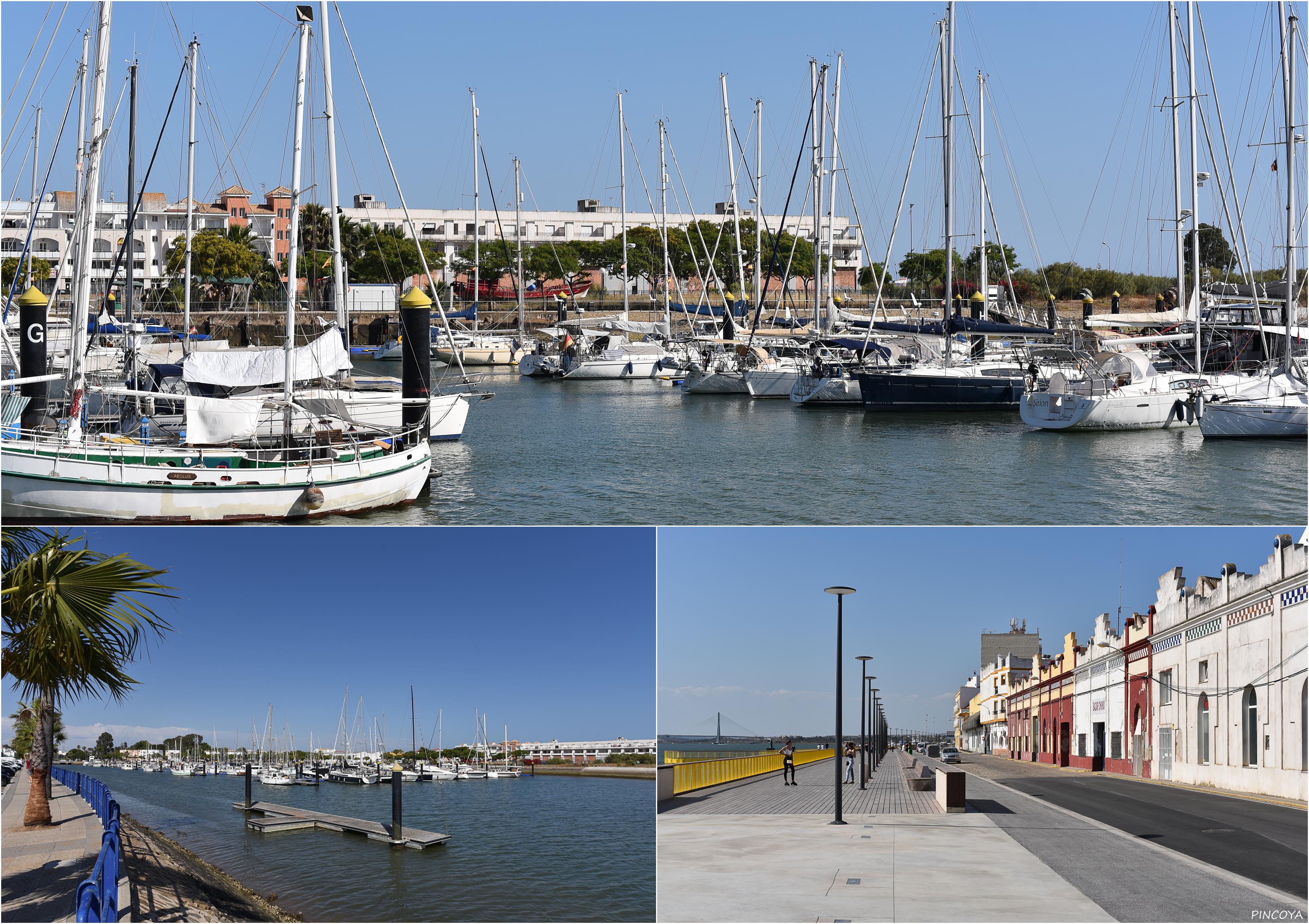 „Die Marina Ayamonte mit der PINCOYA“