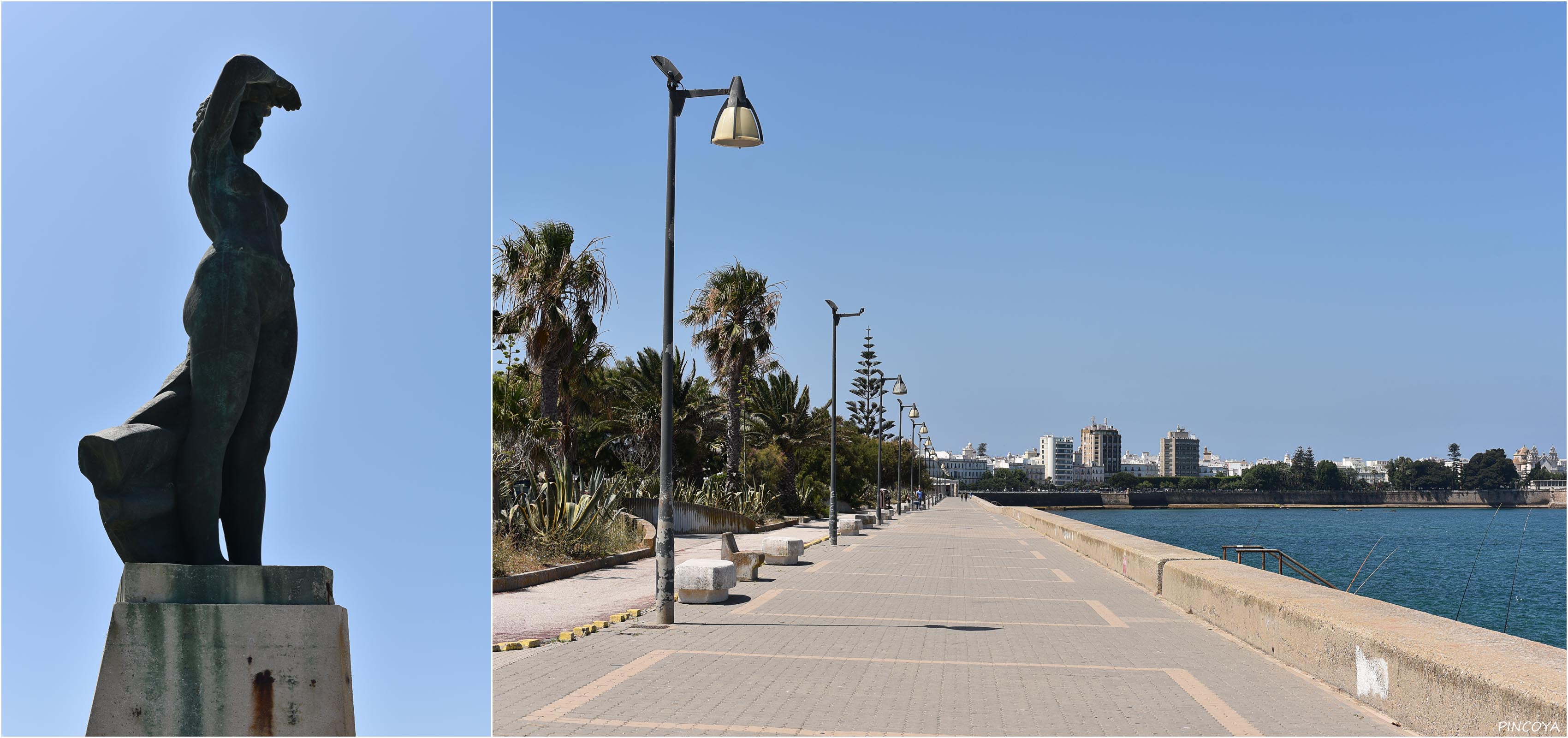 „Auf dem Weg in die Altstadt von Cádiz“
