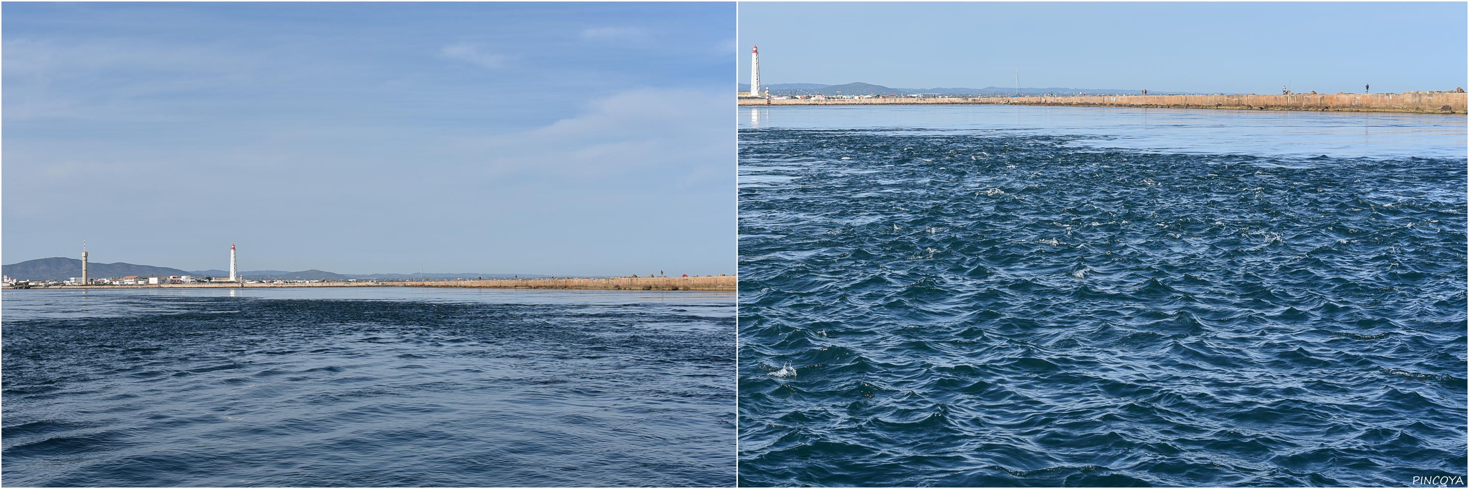 „Zurück durch's Kabbelwasser.“