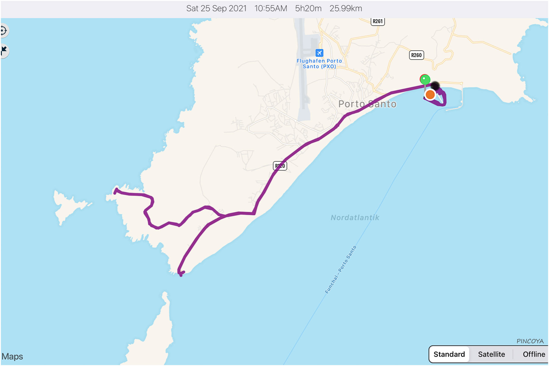 „Unsere Runde in den Westen von Porto Santo“