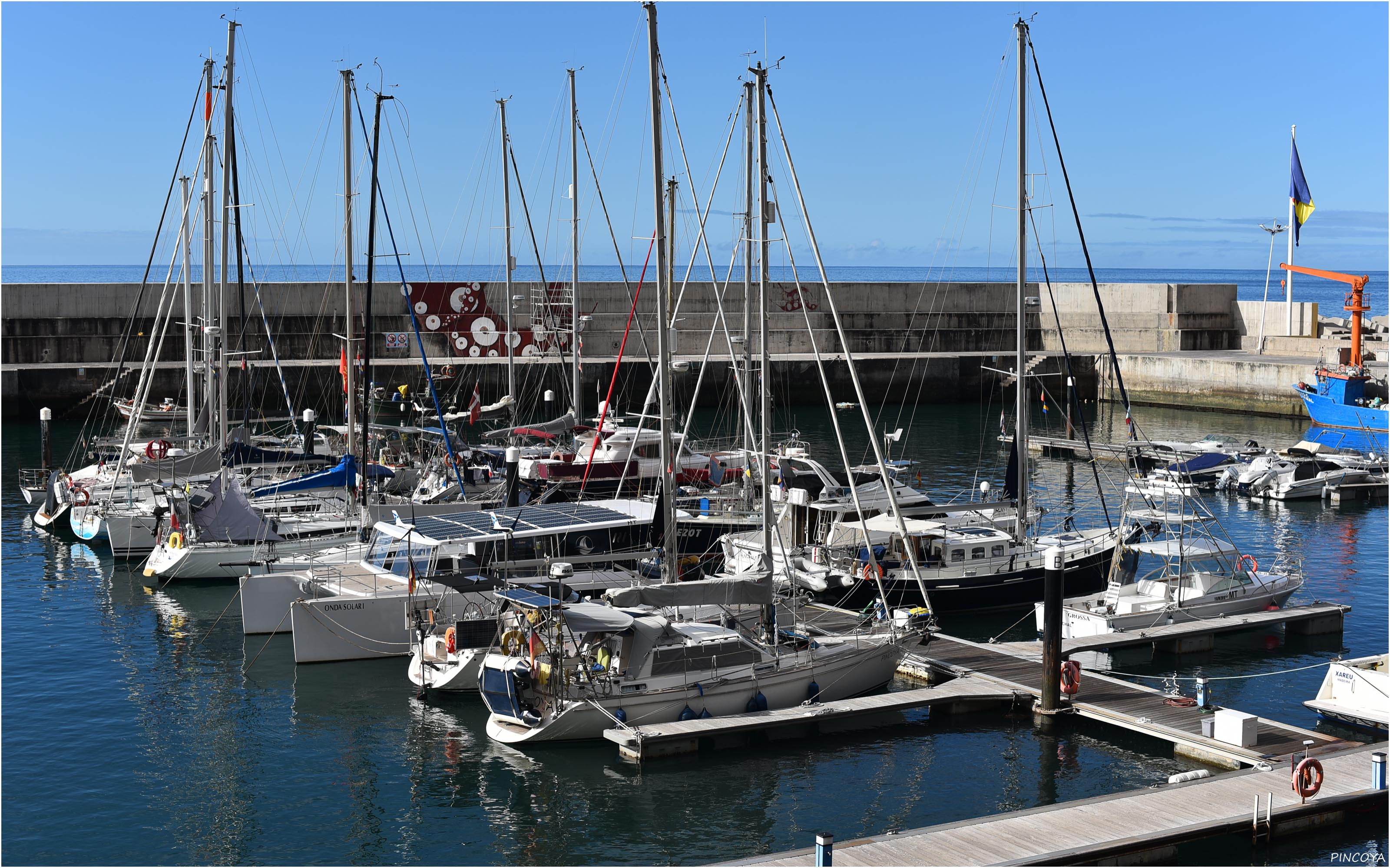 „Da liegen wir nun in Calheta“