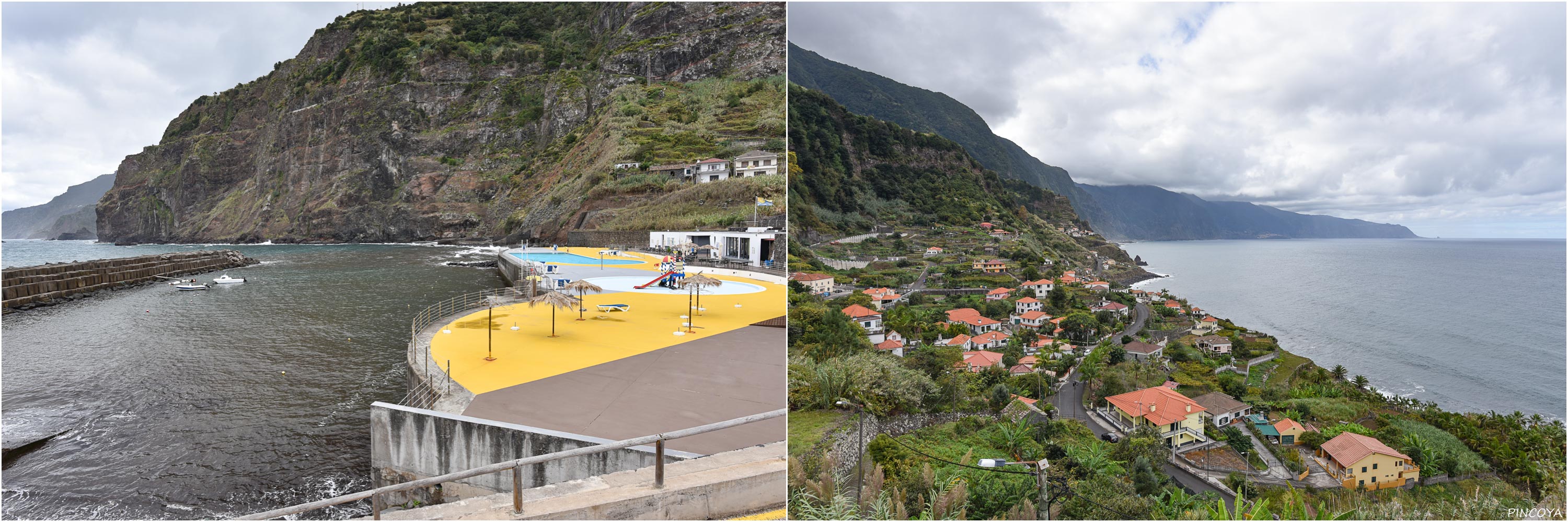 „Ein Hafen der Nordküste, hier Ponta Delgada.“