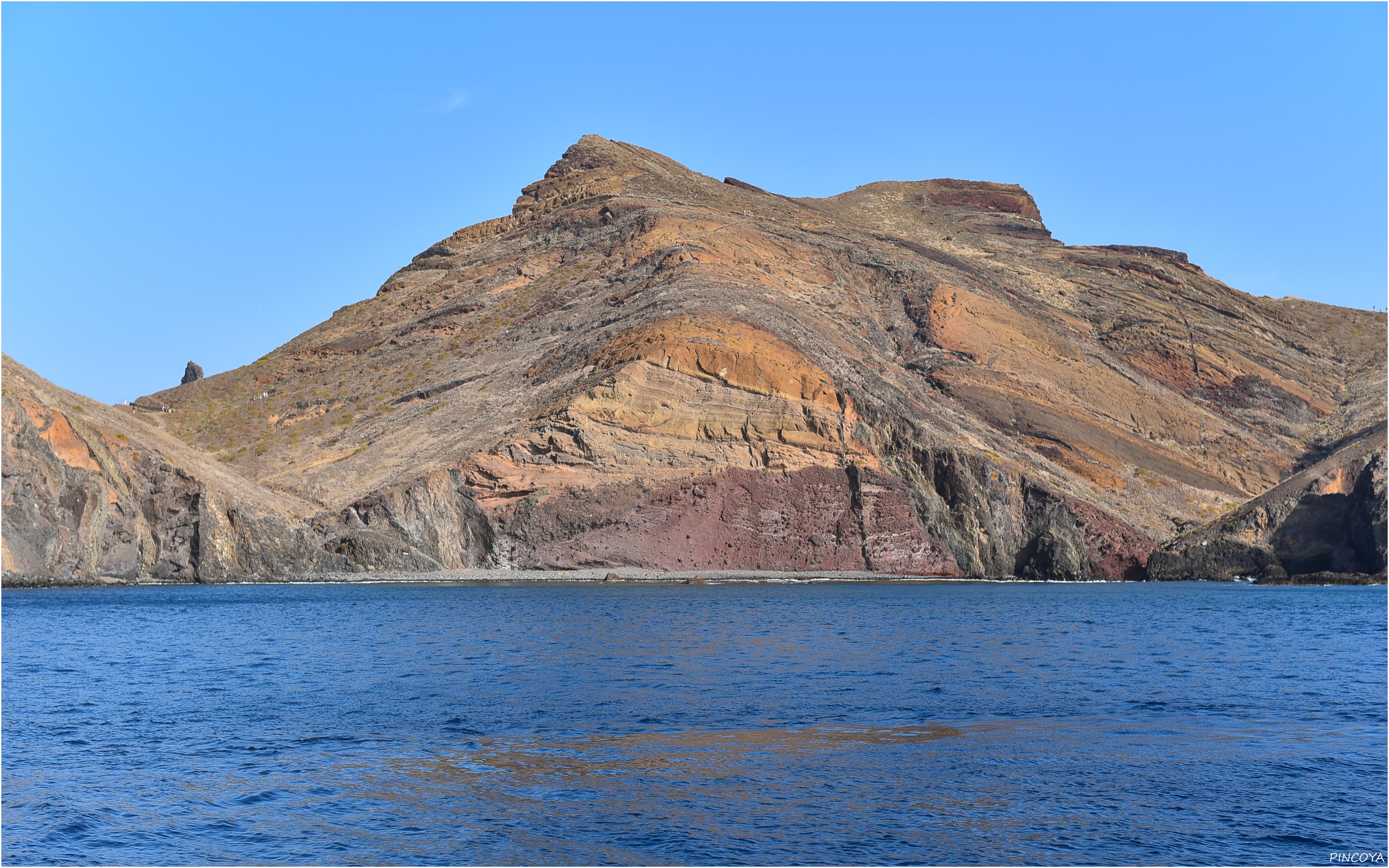 „Abschiedsphoto vom Felsen der Baia d'Abra.“