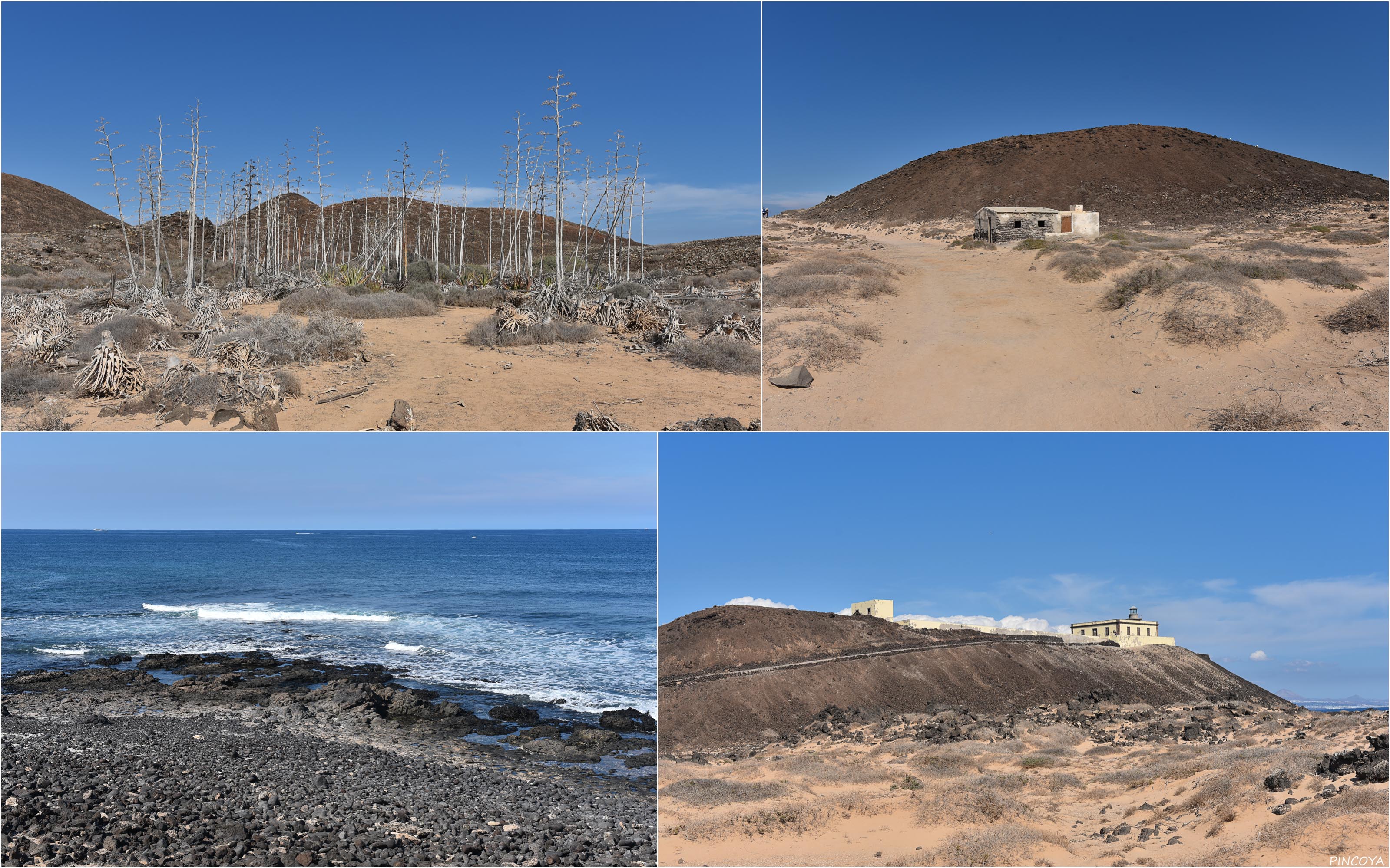„Am Nordende der Isla de Lobos, der Faro de Punta Martiño.“